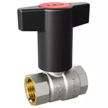 Кран шаровой прямой LD Pride DN15 PN40 1/2" ВР латунь Т-образная ручка