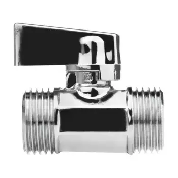 Кран шаровой прямой MPF PN24 1/2" НР латунь ручка флажок