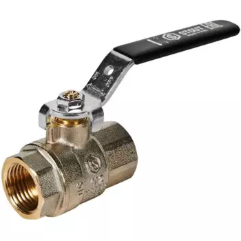Кран шаровой прямой Stout SVB-0001 DN15 PN40 1/2" ВР ручка рычаг латунь
