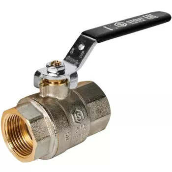 Кран шаровой прямой Stout SVB-0001 DN20 PN40 3/4"x20 ВР ручка рычаг латунь