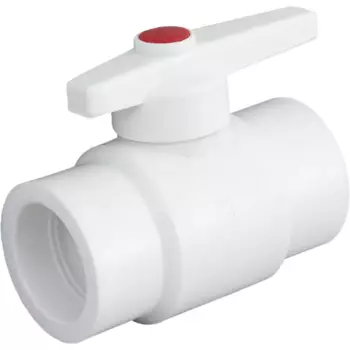 Кран шаровой РВК 32 мм стандартный проход полипропилен