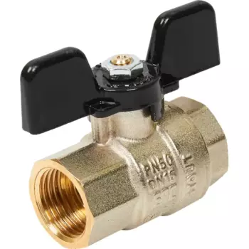 Кран шаровой Stout 1/2 внутренняя резьба бабочка