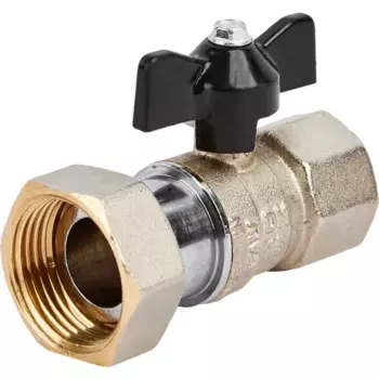 Кран шаровой Stout 3/4"x1" внутренняя резьба ручка бабочка