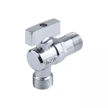 Кран шаровой угловой Aquasfera DN15 PN10 1/2"x3/4" НР латунь ручка флажок