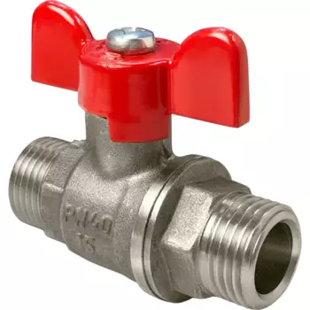 Кран шаровой Valfex 3/4" наружная резьба ручка бабочка