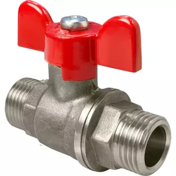 Кран шаровой Valfex 3/4" наружная резьба ручка бабочка