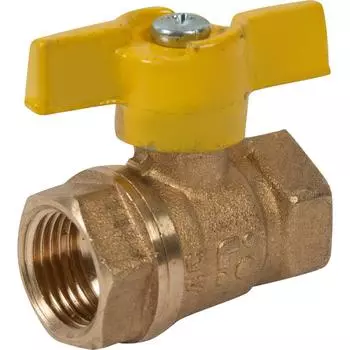 Кран шаровый газовый ø1/2" латунь внутренняя резьба