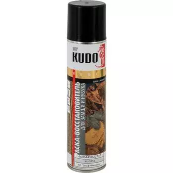 Краска аэрозольная Kudo для замши цвет чёрный 0.4 л