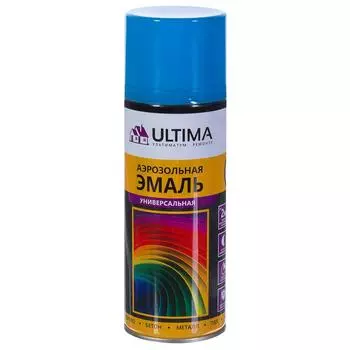 Краска аэрозольная Ultima цвет голубой RAL 5012