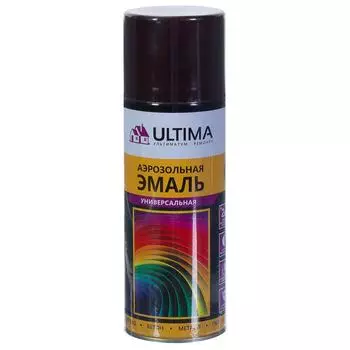 Краска аэрозольная Ultima цвет шоколадно-коричневый RAL 8017