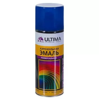 Краска аэрозольная Ultima цвет синий RAL 5005
