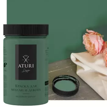 Краска для мебели Aturi Design матовая цвет мексиканский кактус 400 гр