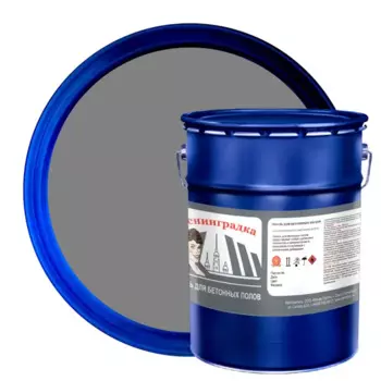 Краска для пола Ленинградка АК-114 5 кг цвет серый