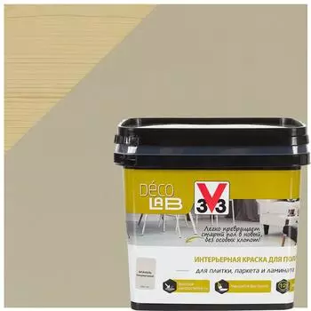 Краска для пола V33 Decolab 0.75 л цвет фланель