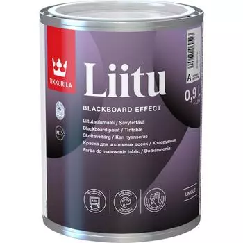 Краска для школьных досок Tikkurila Liitu база A матовая 0.9 л