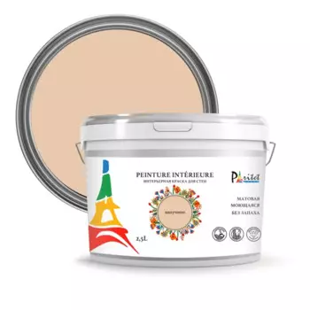 Краска для стен и потолков Paritet матовая цвет капучино 2.5 л