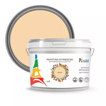 Краска для стен и потолков Paritet матовая цвет лосось 2.5 л