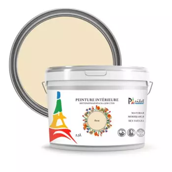 Краска для стен и потолков Paritet матовая цвет безе 2.5 л