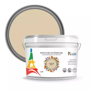 Краска для стен и потолков Paritet матовая цвет горячий песок 2.5 л