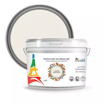 Краска для стен и потолков Paritet матовая цвет тонкий пергамент 2.5 л