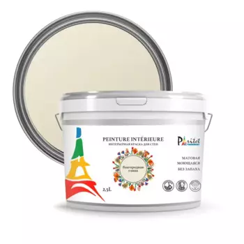 Краска для стен и потолков Paritet матовая цвет благородная глина 2.5 л