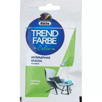 Краска для стен и потолков Trend Farbe цвет Зеленое яблоко 50 мл