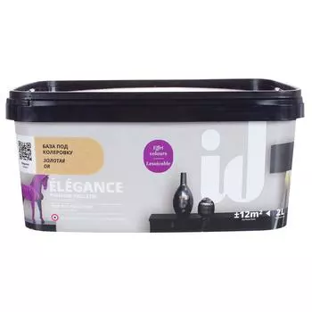 Краска Elegance цвет золотой база 2 л