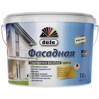 Краска фасадная Dufa ВД база 1 10 л