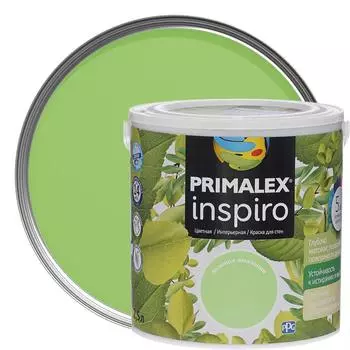 Краска Primalex Inspiro 2.5 л зелёная амазония