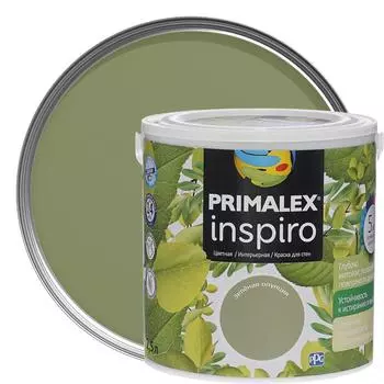 Краска Primalex Inspiro 2.5 л зелёная опунция