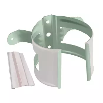 Крепление для трубы на дерево GL PE 90 мм цвет сигнальный белый