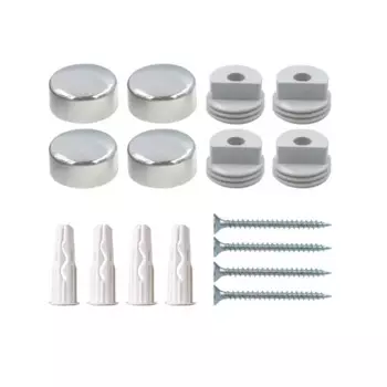 Набор для крепления зеркала Европартнер 6x25 мм нейлон сталь