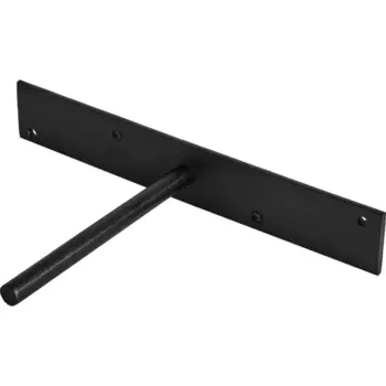 Крепление скрытое для полки 40x150x250 мм, сталь, цвет черный