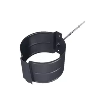 Крепление трубы 90 мм темно-серое