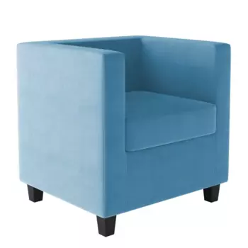 Кресло полиэстер Seasons Корса 73x65x73 см цвет голубой