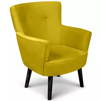 Кресло полиэстер Seasons Вилли 77x86x76 см цвет желтый