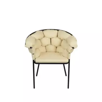 Кресло садовое Квин 120x80x65 металл металл бежевый