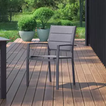 Кресло садовое Orion Beta II 56x57x86 см алюминий серый