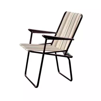 Кресло садовое складное Фольварк С565/82/1 55x64x78 см сталь коричневый