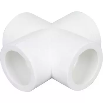 Крестовина Ростерм 25x25x25x25 мм полипропилен