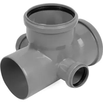 Крестовина двухплоскостная 110x50x50 мм 87° полипропилен