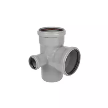 Крестовина двухплоскостная Политрон 110x110x50/87° левая полипропилен