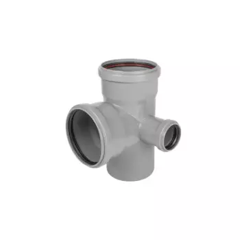 Крестовина двухплоскостная Политрон 110x110x50/87° правая полипропилен