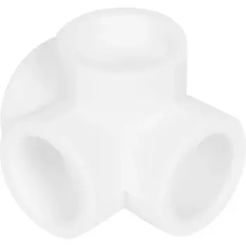 Крестовина двухплоскостная Valtec 25 мм полипропилен