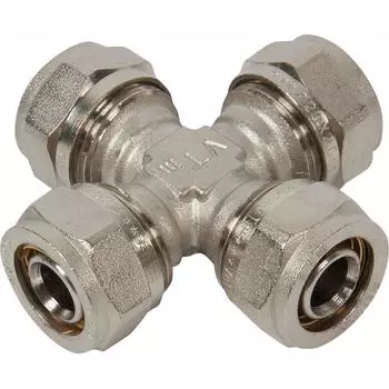 Крестовина Valtec 20x20x20x20 мм латунь VTM.341