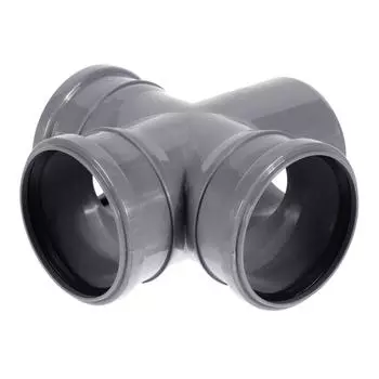 Крестовина одноплоскостная 110x110x110/87° полипропилен