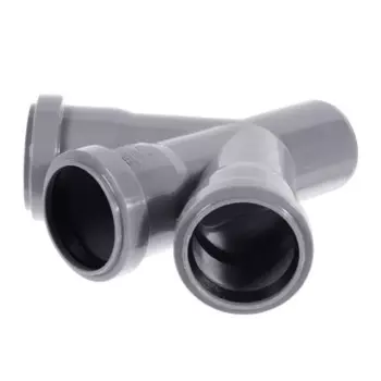 Крестовина одноплоскостная 50x50x50/45° полипропилен