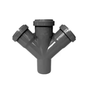 Крестовина одноплоскостная Дигор 50x50x50 мм 45° полипропилен