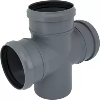 Крестовина одноплоскостная Контур 110x110x110 мм 87° полипропилен