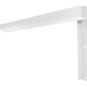 Кронштейн для кондиционера 415x450 мм, сталь, цвет белый, 2 шт.